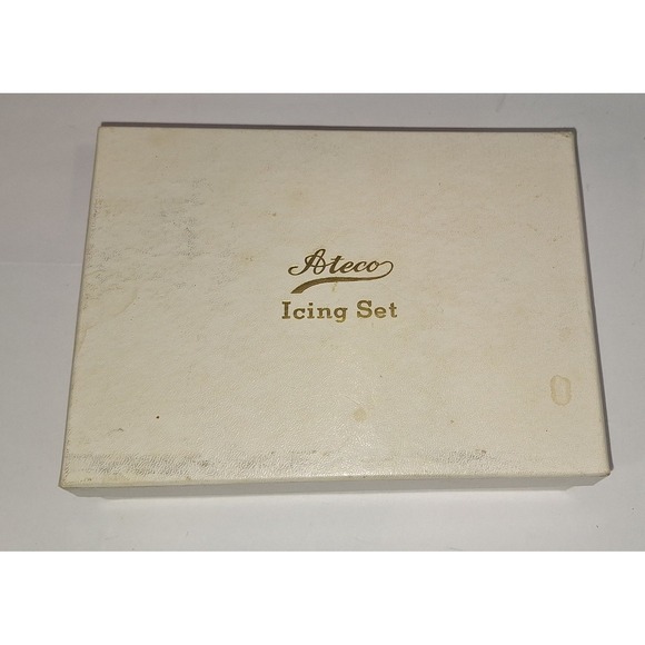 Ateco Icing Set 13 Tips Vintage Decorating Piping - Picture 10 of 14